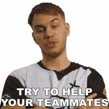 try to help your teammates patrik excel esports support your teammates work in a team