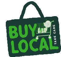 Buy Local Charlie Brown Sticker - Buy Local Charlie Brown Peanuts Stickers