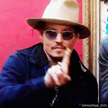 Johnny Depp Finger GIF