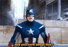 Are You Sure About This Captain America GIF - Are You Sure About This Captain America Chris Evans GIFs