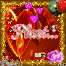 a picture with hearts and the word " platt "