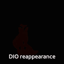 Dio Disappear GIF - Dio Disappear Jojos Bizarre Adventure GIFs
