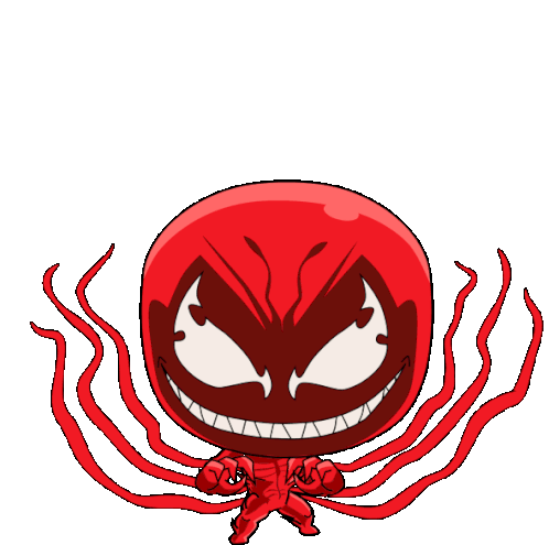 Points Up Carnage Sticker - Points Up Carnage Up Stickers
