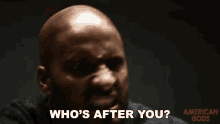 Whos After You Shadow Moon GIF - Whos After You Shadow Moon American Gods GIFs