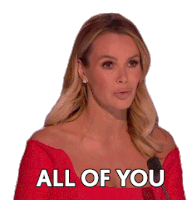 All Of You Amanda Holden Sticker - All Of You Amanda Holden Britains Got Talent Stickers
