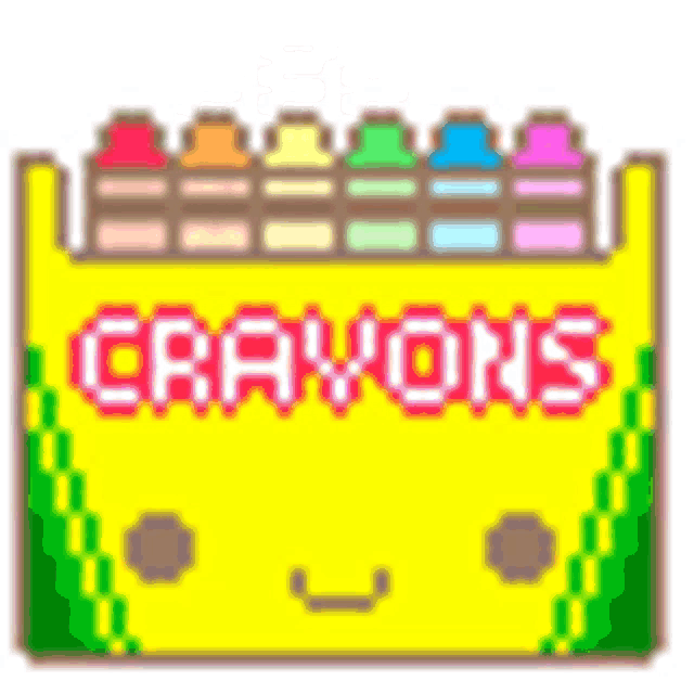 Rainbow Crayons Sticker for Sale by scarletsunrise