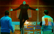 Levitating Count Dracula GIF