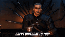 Geralt Happy Birthday GIF - Geralt Happy Birthday Geralt Of Rivia GIFs