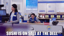 superstore jonah simms sushi is on sale at the deli deli sale