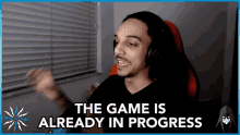 The Game Is Already In Progress On The Way GIF - The Game Is Already In Progress The Game Already In Progress GIFs