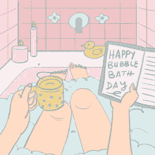 Bubble Bath Day Relax GIF - Bubble Bath Day Relax Soak GIFs