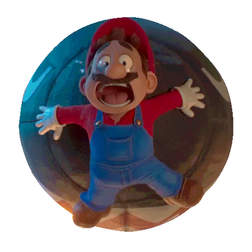 Screaming Mario Sticker - Screaming Mario Chris Pratt Stickers