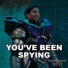 Youve Been Spying Void Knight GIF - Youve Been Spying Void Knight Power Rangers Dino Fury GIFs