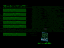 a screenshot of a game that says not available on it