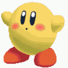 Kirby Bounce Chat Bounce GIF - Kirby Bounce Chat Bounce Kirby GIFs