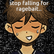 Omori Stop Falling For GIF - Omori Stop Falling For Ragebait GIFs