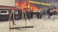 vodafone support boy swing houses