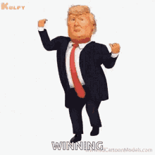 winning success win dance trump