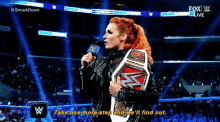 Wwe Becky Lynch GIF - Wwe Becky Lynch Take One More Step And Well Find Out GIFs