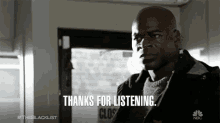 thanks for listening good listener listen thanks thank you
