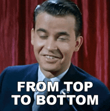 From Top To Bottom Dick Clark GIF - From Top To Bottom Dick Clark Gidget GIFs