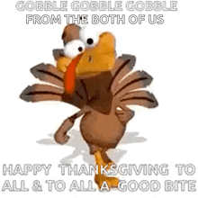 Happy Thanksgiving Turkey GIF - Happy Thanksgiving Turkey Gobble GIFs