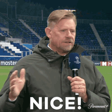 Nice Peter Schmeichel GIF - Nice Peter Schmeichel Champions League GIFs
