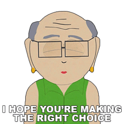 I Hope Youre Making The Right Choice Janet Garrison Sticker - I Hope Youre Making The Right Choice Janet Garrison South Park Stickers