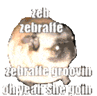 Zeb Zebraffe Sticker - Zeb Zebraffe Zebra Stickers