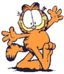 Garfield Wiggle GIF