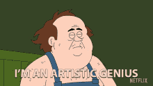 Cant You See Im An Artistic Genius GIF - Cant You See Im An Artistic Genius Terry Two Toes GIFs