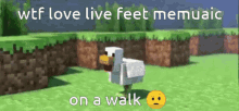 Chicken Walk GIF - Chicken Walk Minecraft GIFs