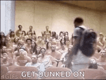get dunked on celebrate dunked basketball