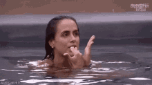 carol peixinho bbb big brother brasil swimming hang loose