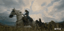 Riding Horses Cursed GIF - Riding Horses Cursed Netflix GIFs