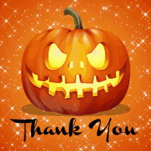 Thank You Halloween GIF - Thank You Halloween Pumpkin GIFs
