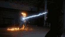 Ghost Rider Flaming Chains GIF