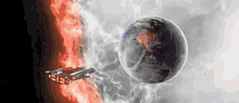 Earth Destroyed Crisis On Infinite Earths GIF - Earth Destroyed Crisis On Infinite Earths Earth1 GIFs