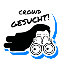 Crowd Gesucht Crowdfunding Sticker - Crowd Gesucht Crowd Crowdfunding Stickers
