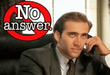 No Answer GIF - No Answer Nicholas Cage Calling GIFs