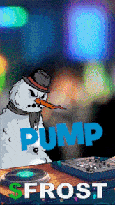 Frost Scary Snowman GIF - Frost Scary Snowman Solana GIFs