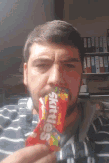 Candy Skittles GIF - Candy Skittles Eat GIFs