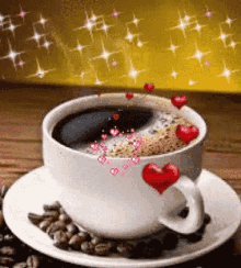 Hola Heart GIF - Hola Heart Coffee GIFs
