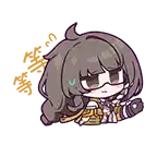a cartoon girl with long hair and glasses is laying down on the ground .