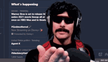 Dr Disrespect Blow Kiss GIF - Dr Disrespect Blow Kiss For You GIFs