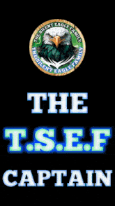 a poster that says the silent eagle family the president eagle family the silent eagle family the t.s.e.f. captain