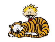 calvin and hobbes calvin hobbes friends tickle time