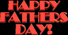 a red sign that says happy fathers day on it