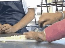 Afraid Of Cooking Chopping Onions GIF