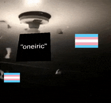 the word oneiric that is on a black box
